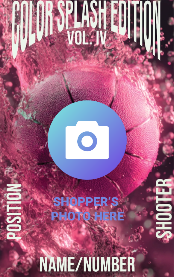 High School Ladies Basketball Card - COLOR SPLASH EDITION Vol IV