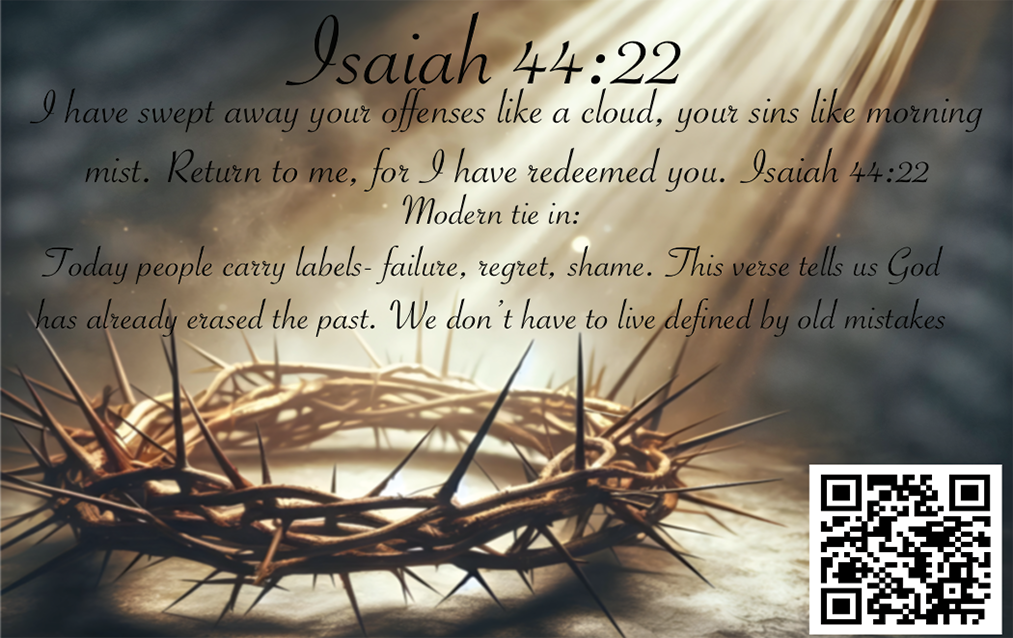 God's MVPs Card 1/12 - REDEEMED - Embrace of Salvation