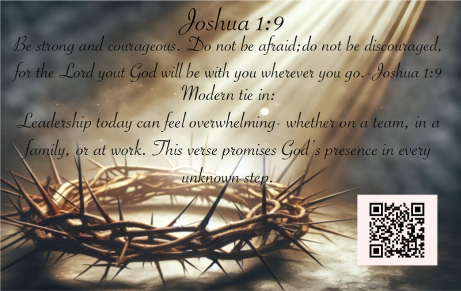 God's MVPs Card 3/12 - COURAGE - Stand Firm in Faith