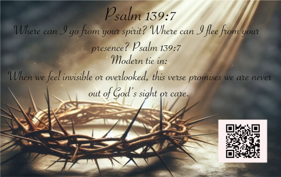 God's MVPs Card 5/12 - ALWAYS SEEN - Light in Darkness