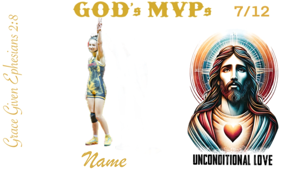 God's MVPs Card 7/12 - GRACE GIVEN - Unconditional Love