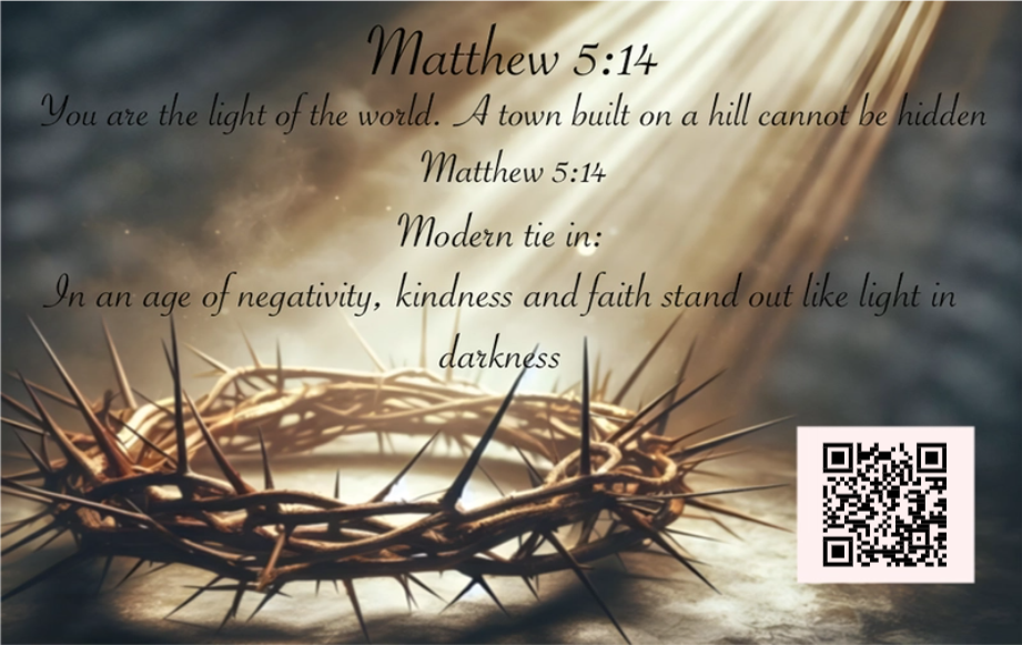 God's MVPs Card 9/12 - LIGHT SHINES - The Lamb of God