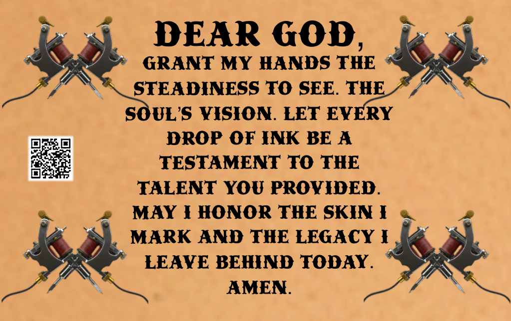 Tattoo Artist Card - Single Pass Series Vol. I - Card 3/5