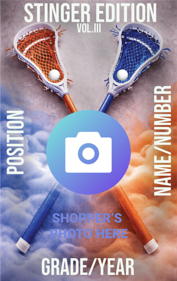 Girls Lacrosse Player Card - Stinger Vol. III (Multi-Year)