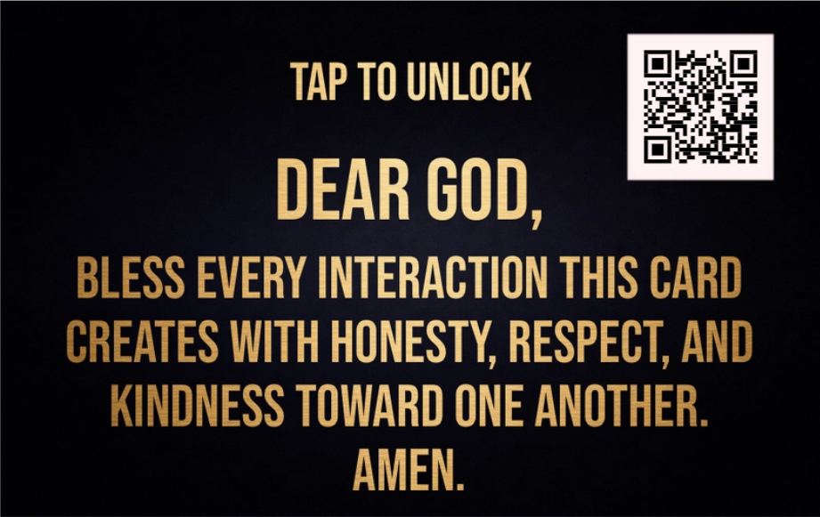 Executive Series - Onyx Signature - NFC Business Card