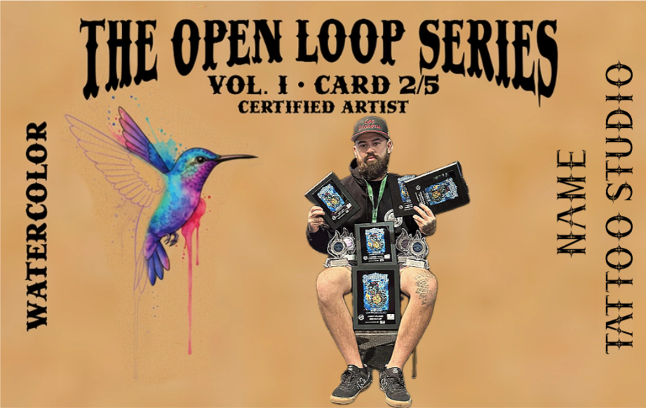 Tattoo Artist Card - Open Loop Series Vol. I - Card 2/5
