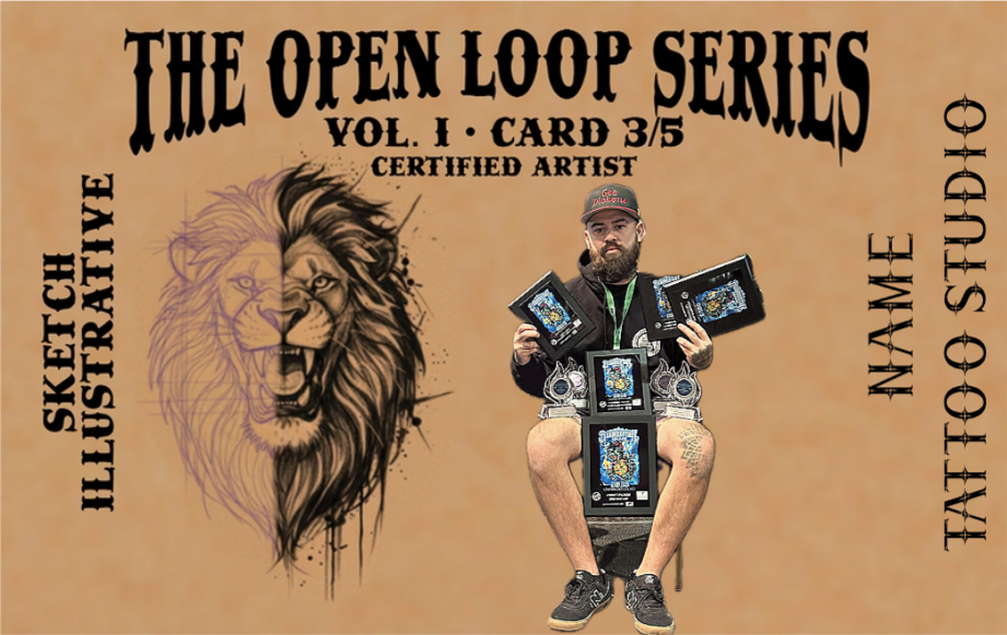 Tattoo Artist Card - Open Loop Series Vol. I - Card 3/5