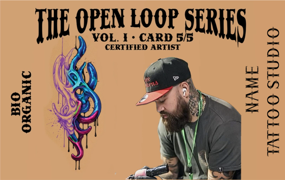 Tattoo Artist Card - Open Loop Series Vol. I - Card 5/5