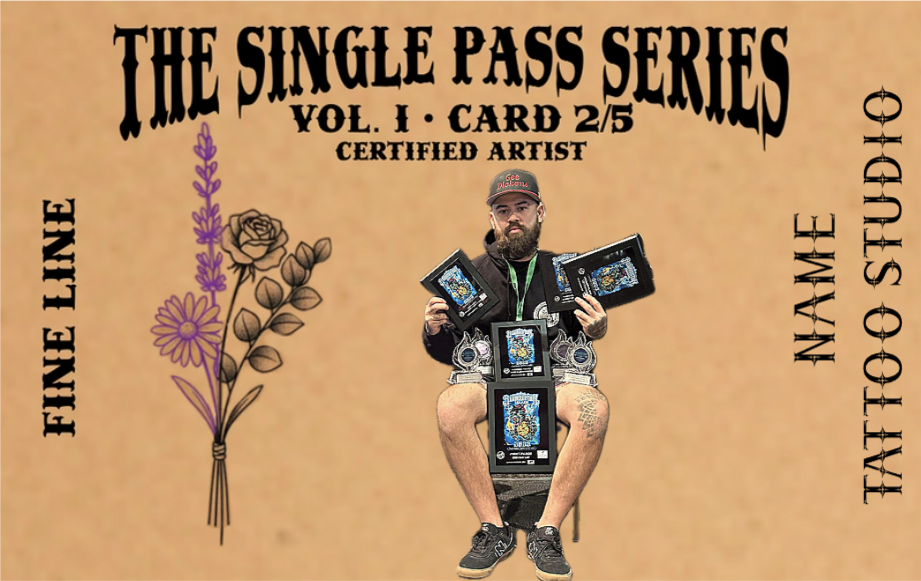 Tattoo Artist Card - Single Pass Series Vol. I - Card 2/5
