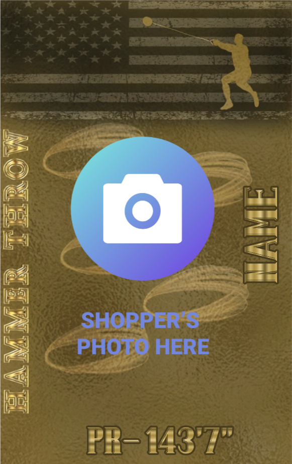 Women's Hammer Throw Track & Field Card