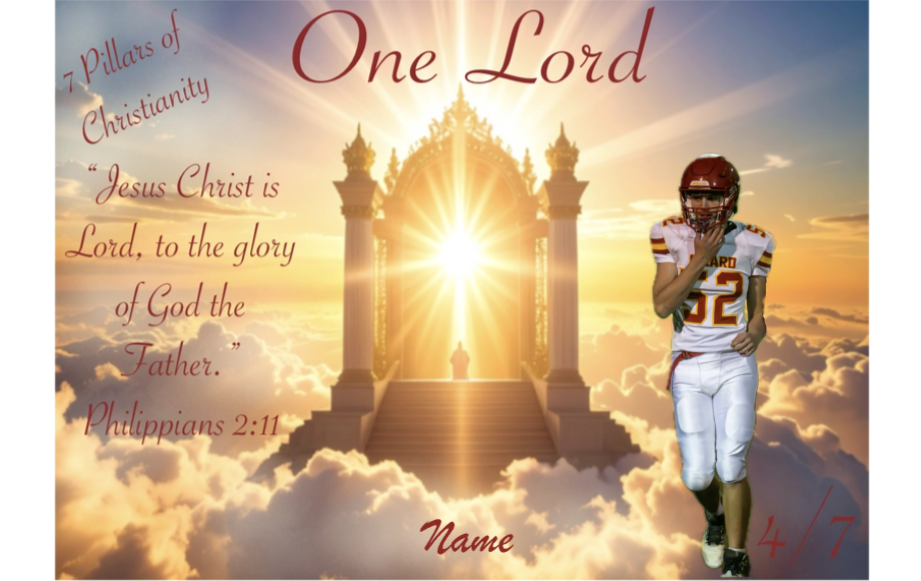 One Lord - 7 Pillars of Christianity Custom Card (Pillar 4/7)