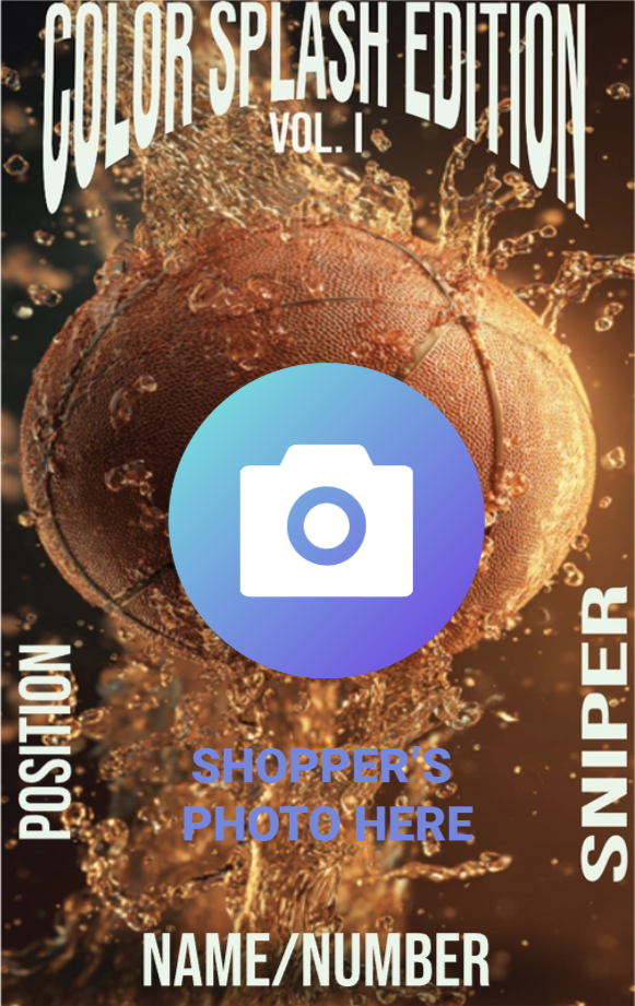 High School Ladies Basketball Card - COLOR SPLASH EDITION Vol I