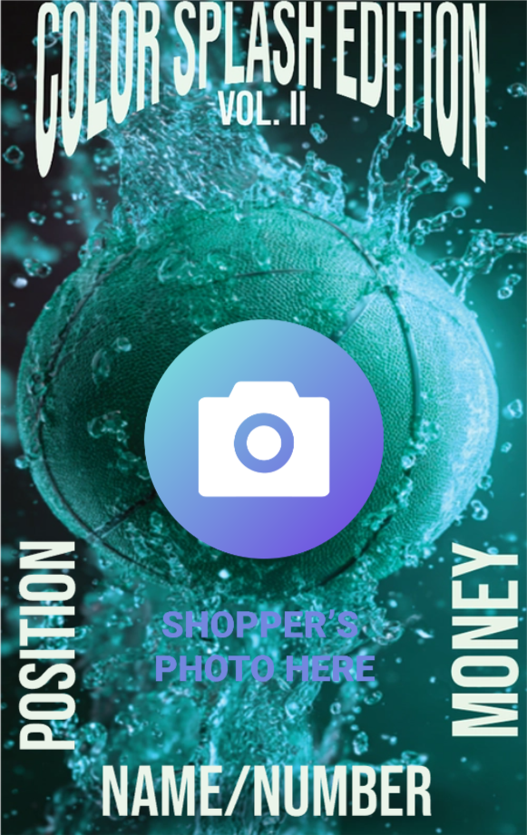 High School Ladies Basketball Card - COLOR SPLASH EDITION Vol II