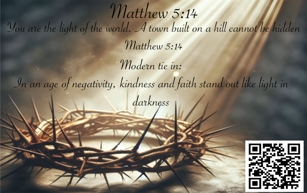 God's MVPs Card 9/12 - LIGHT SHINES - The Lamb of God