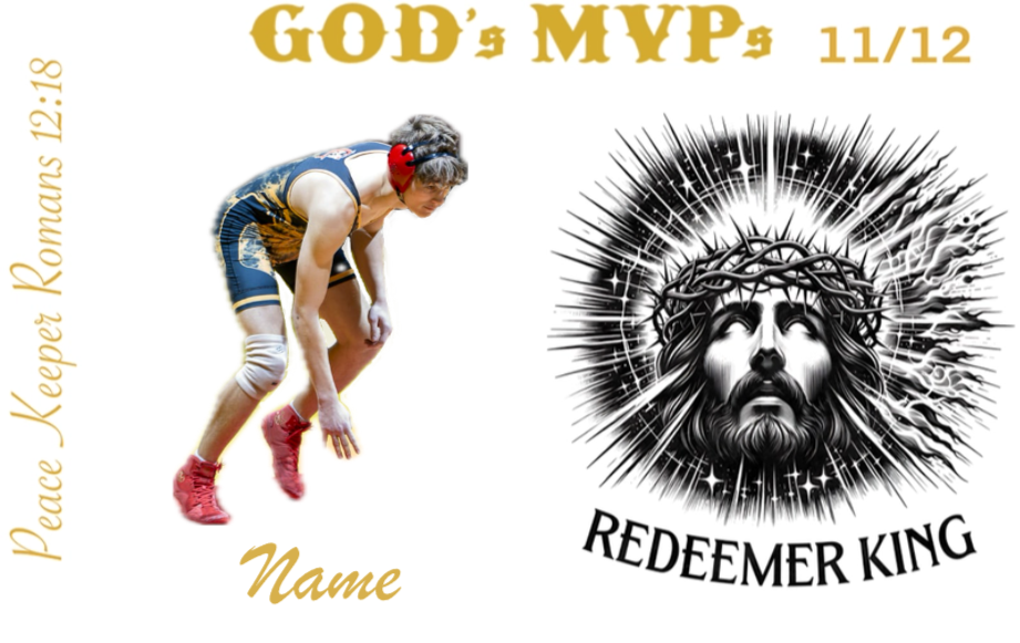 God's MVPs Card 11/12 - PEACE KEEPER - Redeemer King