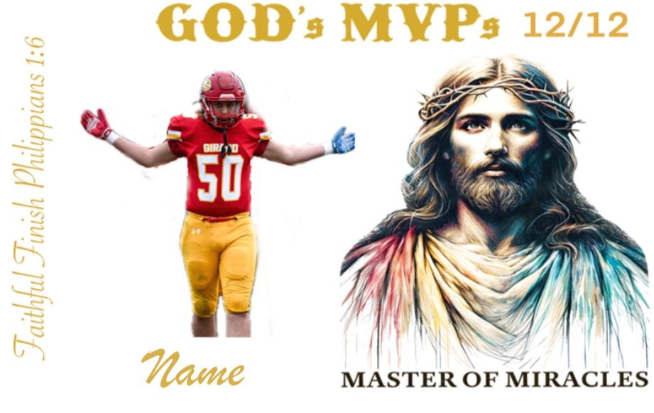 God's MVPs Card 12/12 - FAITHFUL FINISH - Master of Miracles