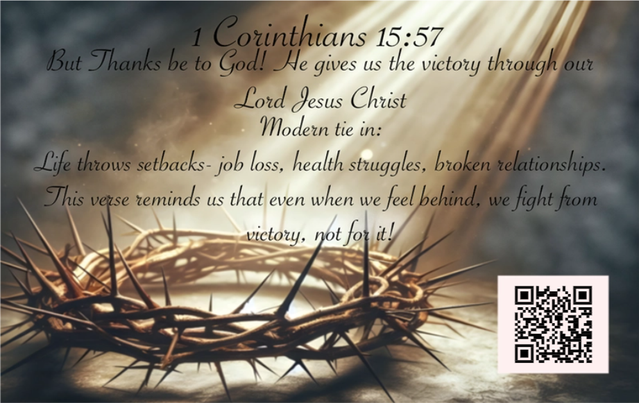 God's MVPs Card 2/12 - VICTORIOUS - New Mercies Every Morning