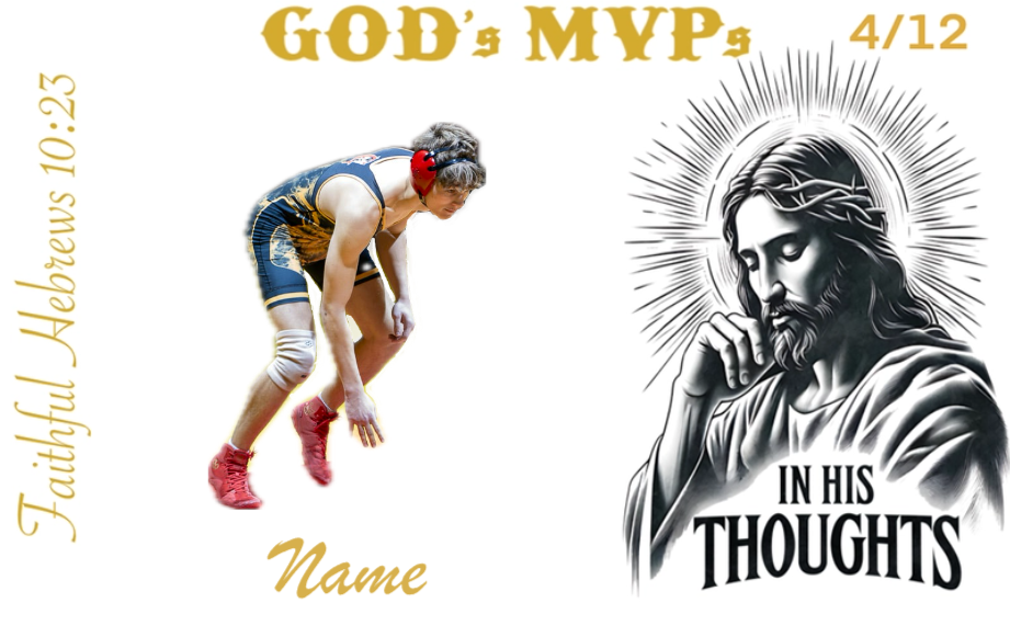 God's MVPs Card 4/12 - FAITHFUL - In His Thoughts