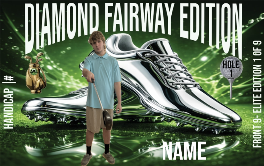 Golf Player Card - Diamond Fairway Edition Front 9 Elite 1/9 (Nine-Card Series)