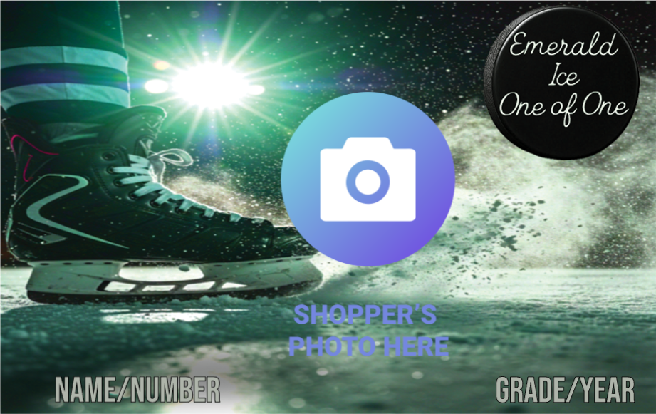 Girls Hockey Player Card - Emerald Ice Edition (One of One)