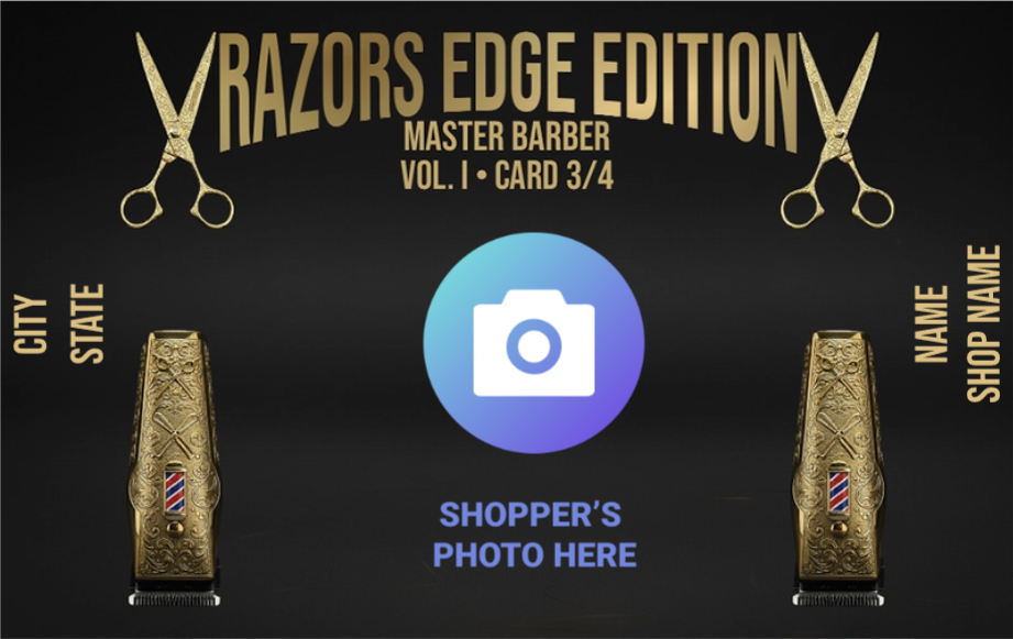 Master Barber Card - Razor's Edge Series Vol. I - Card 3/4