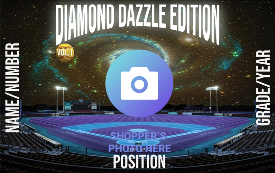 Softball Player Card - Diamond Dazzle Vol I