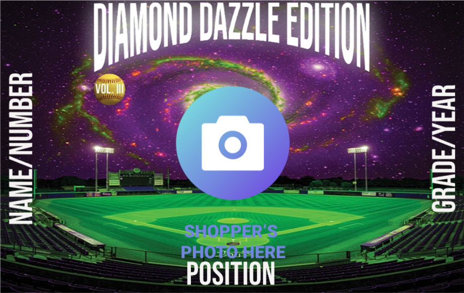 Softball Player Card - Diamond Dazzle Vol III