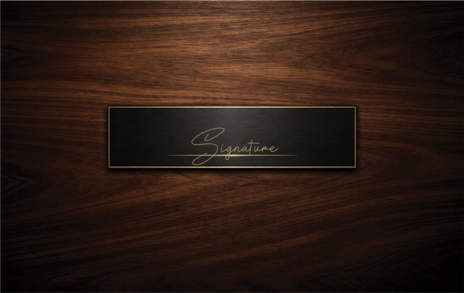 Executive Series - Walnut Signature - NFC Business Card