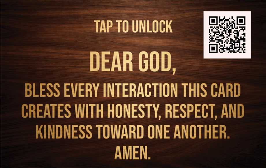 Executive Series - Walnut Signature - NFC Business Card