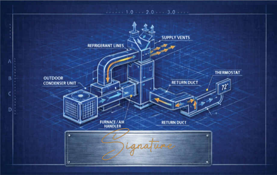 Executive Series - HVAC - NFC Business Card