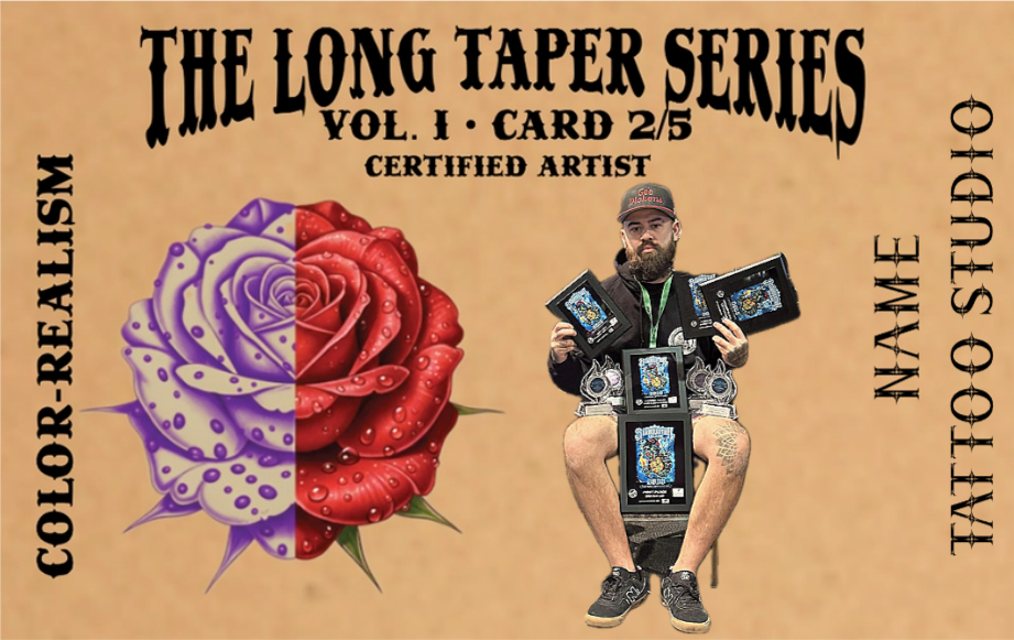Tattoo Artist Card - Long Taper Series Vol. I - Card 2/5