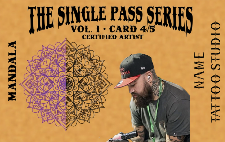 Tattoo Artist Card - Single Pass Series Vol. I - Card 4/5