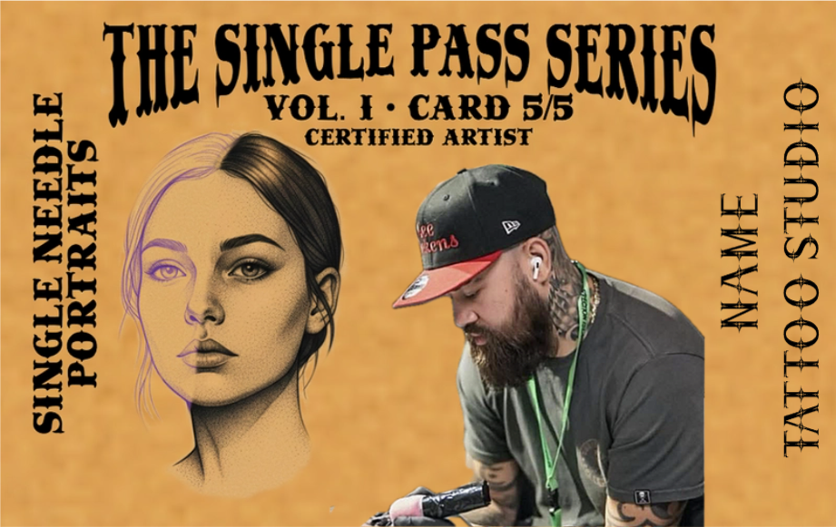 Tattoo Artist Card - Single Pass Series Vol. I - Card 5/5