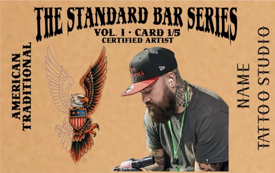 Tattoo Artist Card - Standard Bar Series Vol. I - Card 1/5