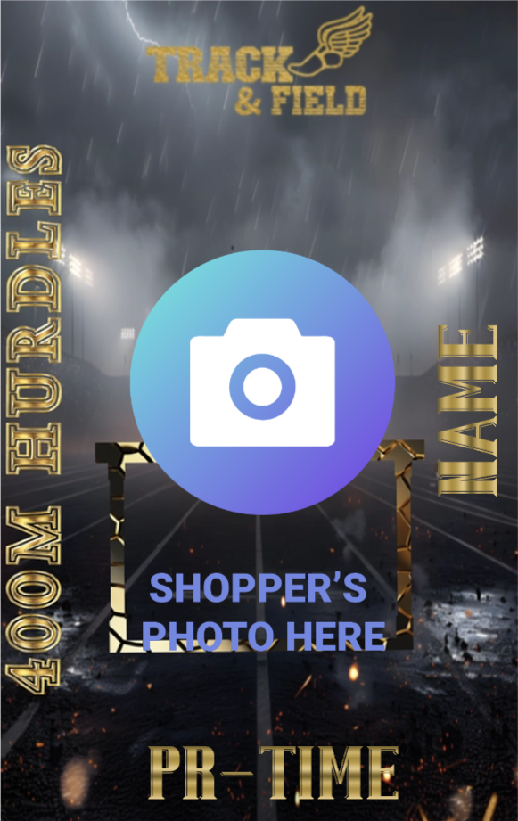 Women's 400M Hurdles Track & Field Card