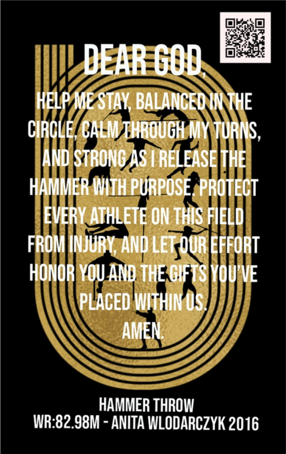 Women's Hammer Throw Track & Field Card