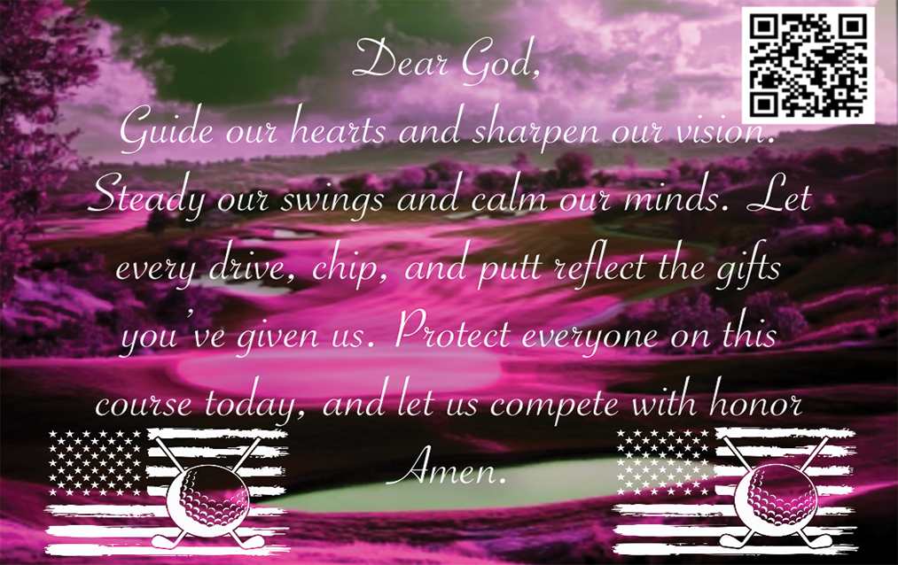 Ladies Golf Player Card - Diamond Fairway Edition Front 9 Elite 3/9 (Nine-Card Series)